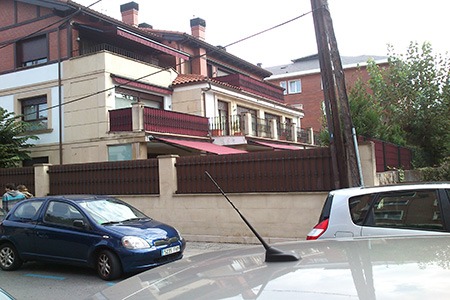 Instalación toldo en las arenas, Bilbotoldo